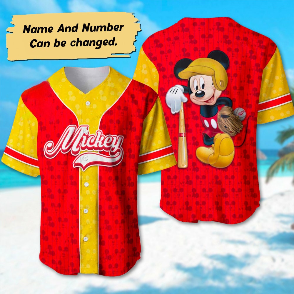 Custom Mickey Mouse Baseball & Basketball Jerseys Magic Kingdom Trip Shirt – Perfect Gift for Sport Lovers & Kids Custom Mickey Mouse Baseball & Basketball Jerseys Magic Kingdom Trip Shirt – Perfect Gift for Sport Lovers & Kids