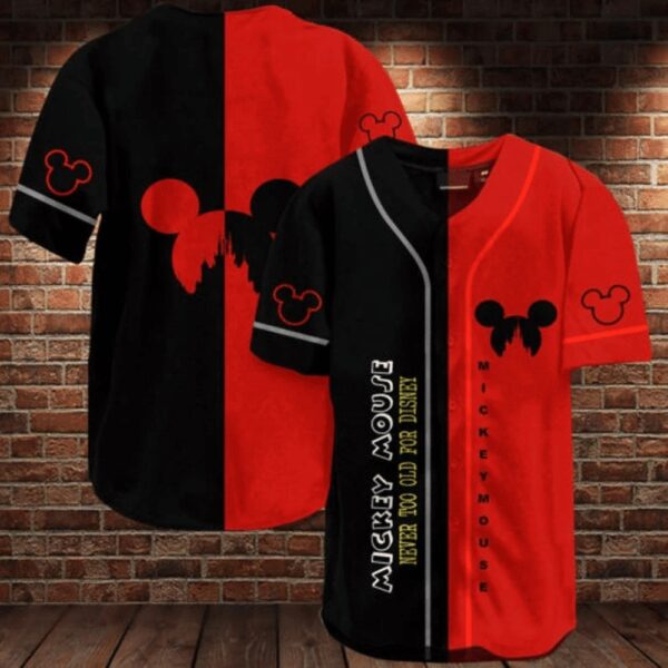 Disney Mickey Mouse Cartoon Lover s Gift: Baseball Jersey