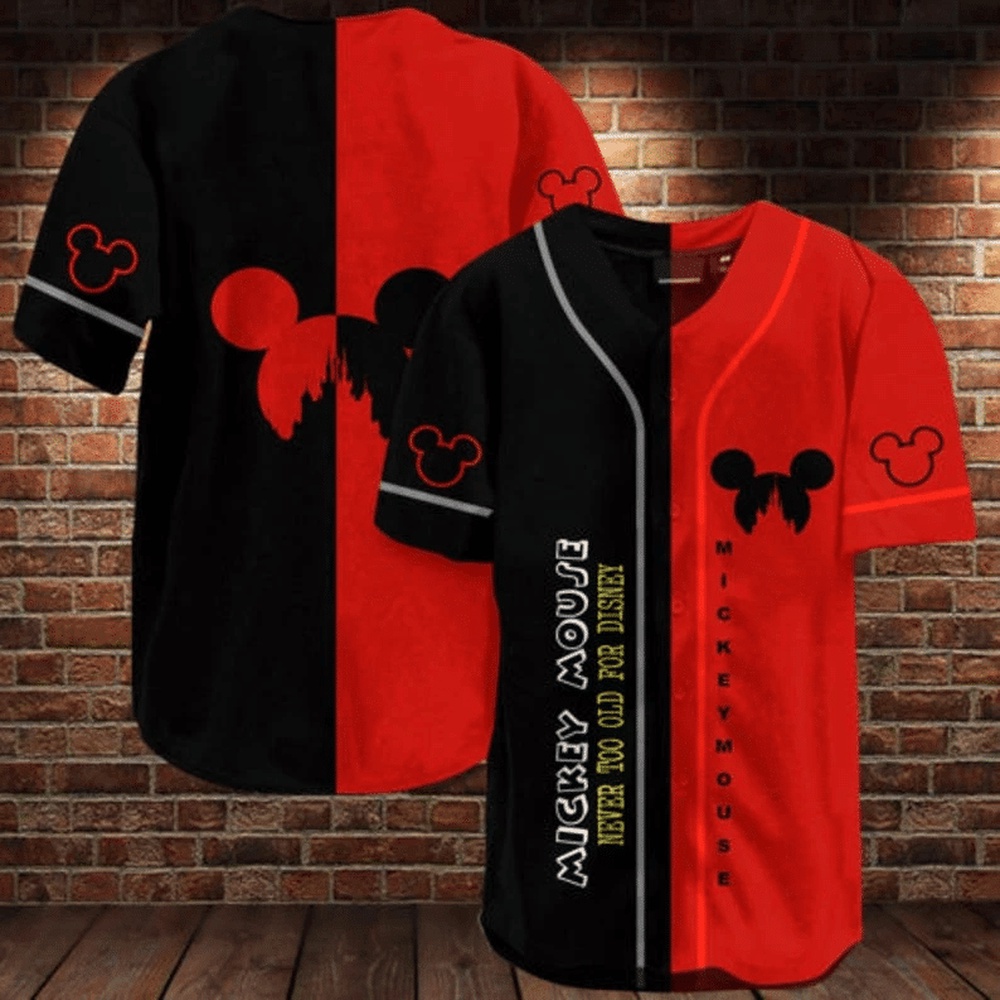 Disney Mickey Mouse Cartoon Lover s Gift: Baseball Jersey Disney Mickey Mouse Cartoon Lover s Gift: Baseball Jersey