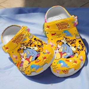New Winnie The Pooh Clogs: Comfortable Cartoon Clogs for Kids & Adults