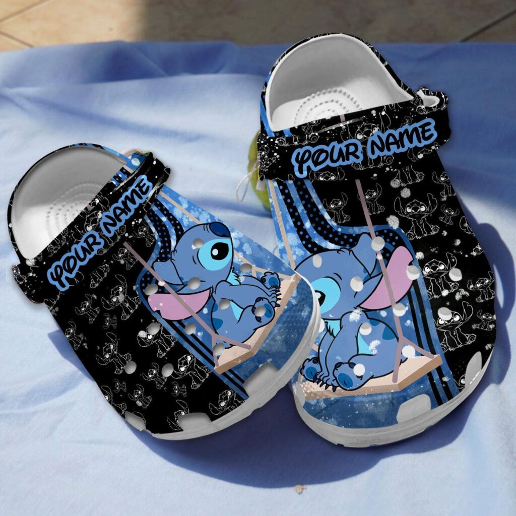 Stitch Stay With Me Custom Name Clogs Stitch Stay With Me Custom Name Clogs