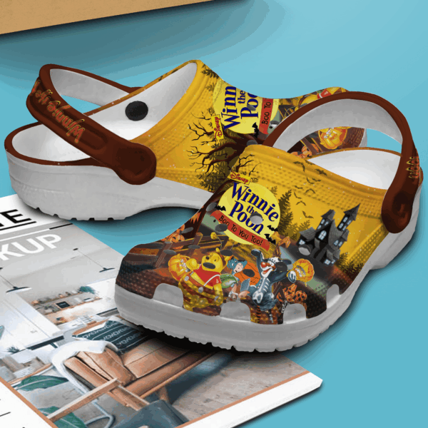 Winnie The Pooh Halloween Clogs: Spooktacular Footwear for Kids and Adults