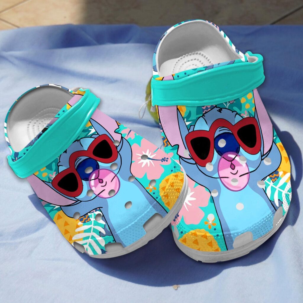 Funny And Stylish Disney Stitch Blue Clogs For Kids And Adults Funny And Stylish Disney Stitch Blue Clogs For Kids And Adults