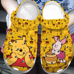 Shop Cute Winnie The Pooh and Piglet Clogs – Water-proof & Lightweight for Kids and Adults