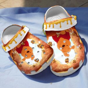 Water-Resistant Winnie the Pooh Cartoon Clogs for Kids & Adults - Soft Durable and Fun Footwear