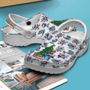 Funny Christmas Stitch Unisex Clogs For Kids And Adults