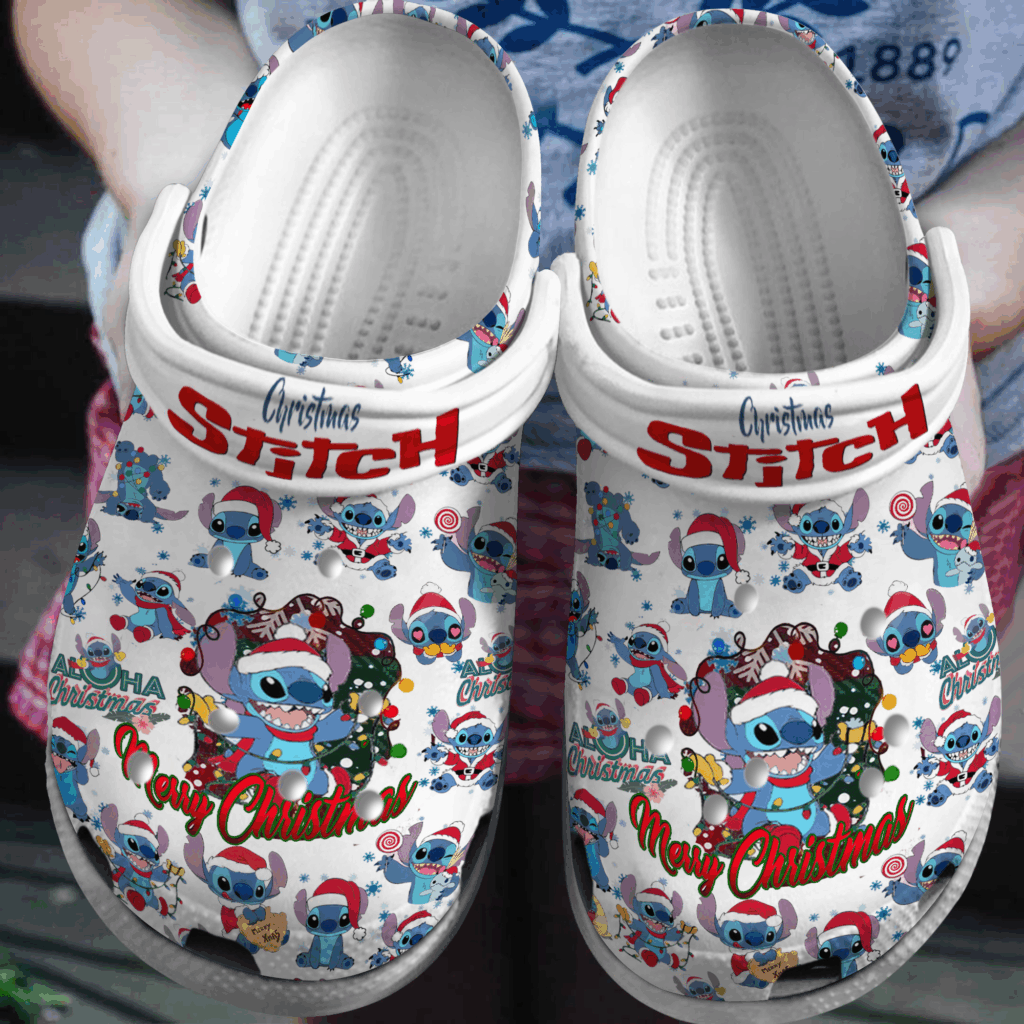 Cute Christmas Stitch Unisex Clogs For Kids And Adults Cute Christmas Stitch Unisex Clogs For Kids And Adults
