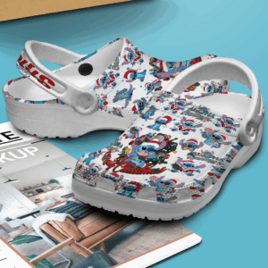 Cute Christmas Stitch Unisex Clogs For Kids And Adults