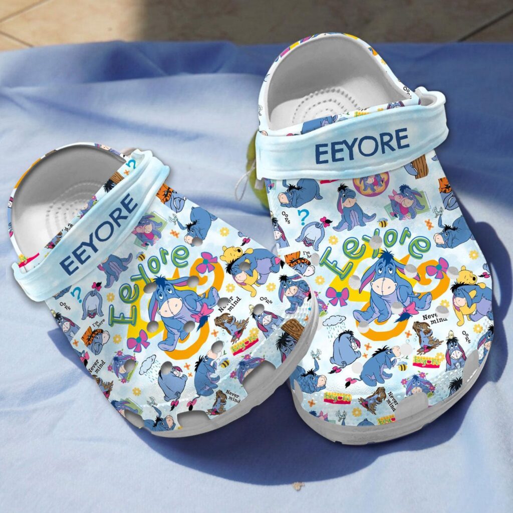 EEYORE Winnie The Pooh Cartoon Clogs: Adorable Footwear for Kids and Adults – Shop Now! EEYORE Winnie The Pooh Cartoon Clogs: Adorable Footwear for Kids and Adults – Shop Now!