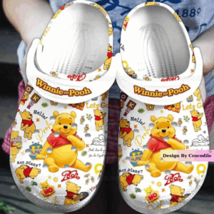 Adorable New Design Winnie The Pooh Clogs for Kids and Adults – Perfectly Cute and Comfortable!