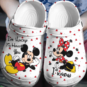 Adorable Mickey And Minnie Classic Clogs For Men And Women