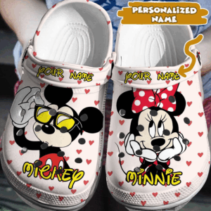 Personalized Mickey And Minnie Clogs For Men And Women