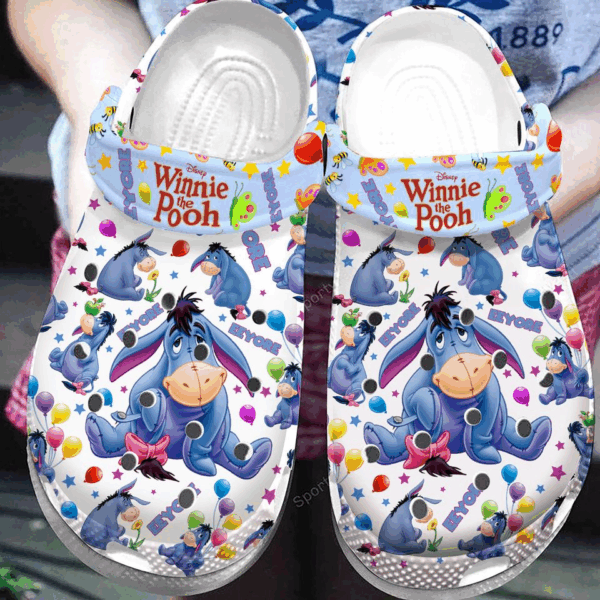 Winnie The Pooh Eeyore Cute Clogs – Perfect for Kids and Adults! Shop Now for Adorable Footwear!