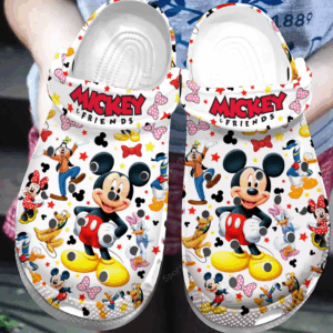 Funny Clogs Mickey And Friends Classic Slippers For Men Women