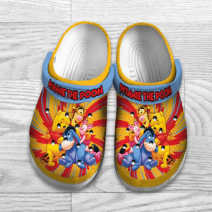 Adorable Winnie The Pooh and Friends Clogs: Eye-Catching Footwear for Kids and Disney Fans