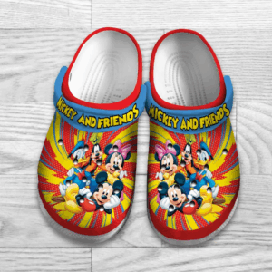 Colorful Design Mickey And Friends Classic Clogs For Men Women