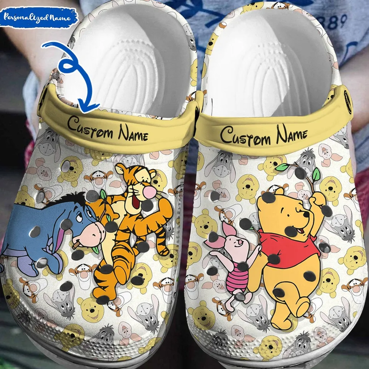 Customized Winnie The Pooh and Eeyore Clogs for Kids & Adults – Personalize Your Style with Iconic Characters! Customized Winnie The Pooh and Eeyore Clogs for Kids & Adults – Personalize Your Style with Iconic Characters!