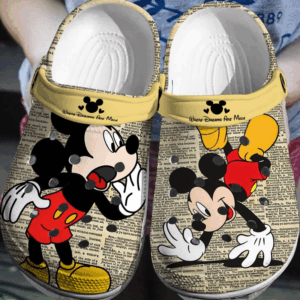 Lightweight And Durable Mickey Mouse Funny Clogs