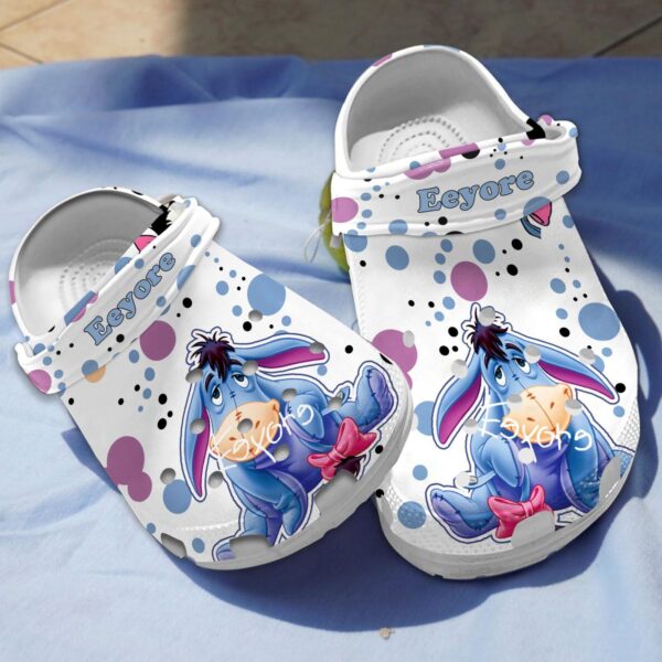Fuzzy & Lightweight Eeyore Winnie The Pooh Cartoon Clogs: Comfortable and Stylish Footwear for Disney Fans!
