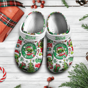 Funny Stitch Coffee 3d Printed Effect Unisex Clogs For Kids & Adults