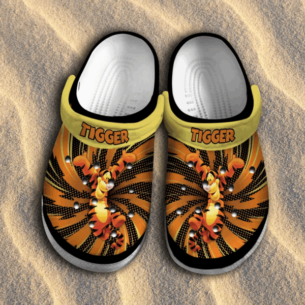 Soft & Durable Tigger Winnie The Pooh Cartoon Clogs for Kids and Adults – Fun and Long-lasting Footwear for All Ages