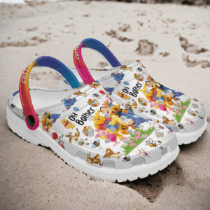 Colorful Personalized Winnie The Pooh Clogs for Kids & Adults – Customizable and Fun Footwear for All Ages