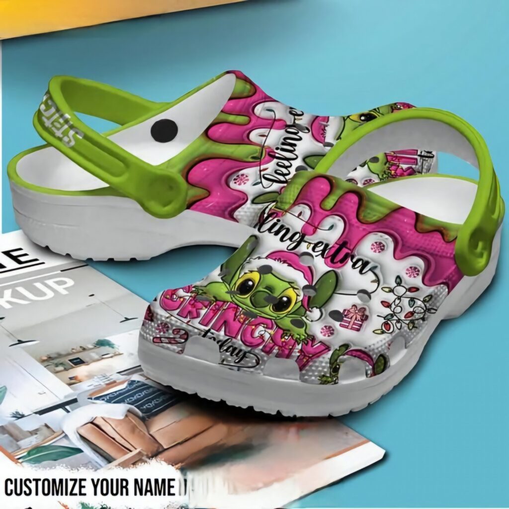 Stitch Cosplay Gringchy Clogs For Kids & Adults Stitch Cosplay Gringchy Clogs For Kids & Adults
