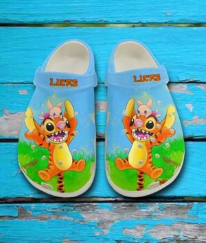 Custome Name Stitch Cosplay Tigger Clogs For Kids & Adults