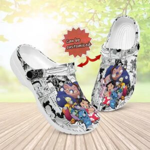 Happy Loli And Stitch And Friends Clogs For Kids & Adults