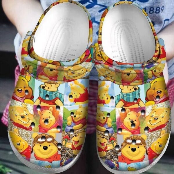 Winnie The Pooh Four Season Clogs: Stylish Footwear for Kids and Adults All-Weather Comfort and Fun Designs!