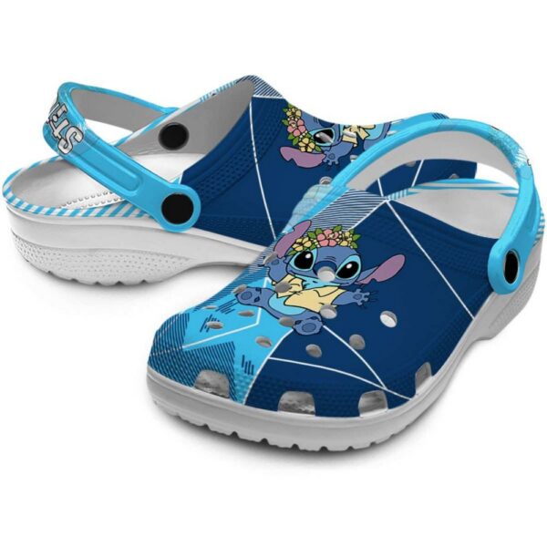Stitch Geometric Background Clogs For Kids And Adults