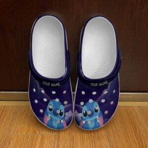 Custom Name Stitch Many Think Clogs For Kids And Adults
