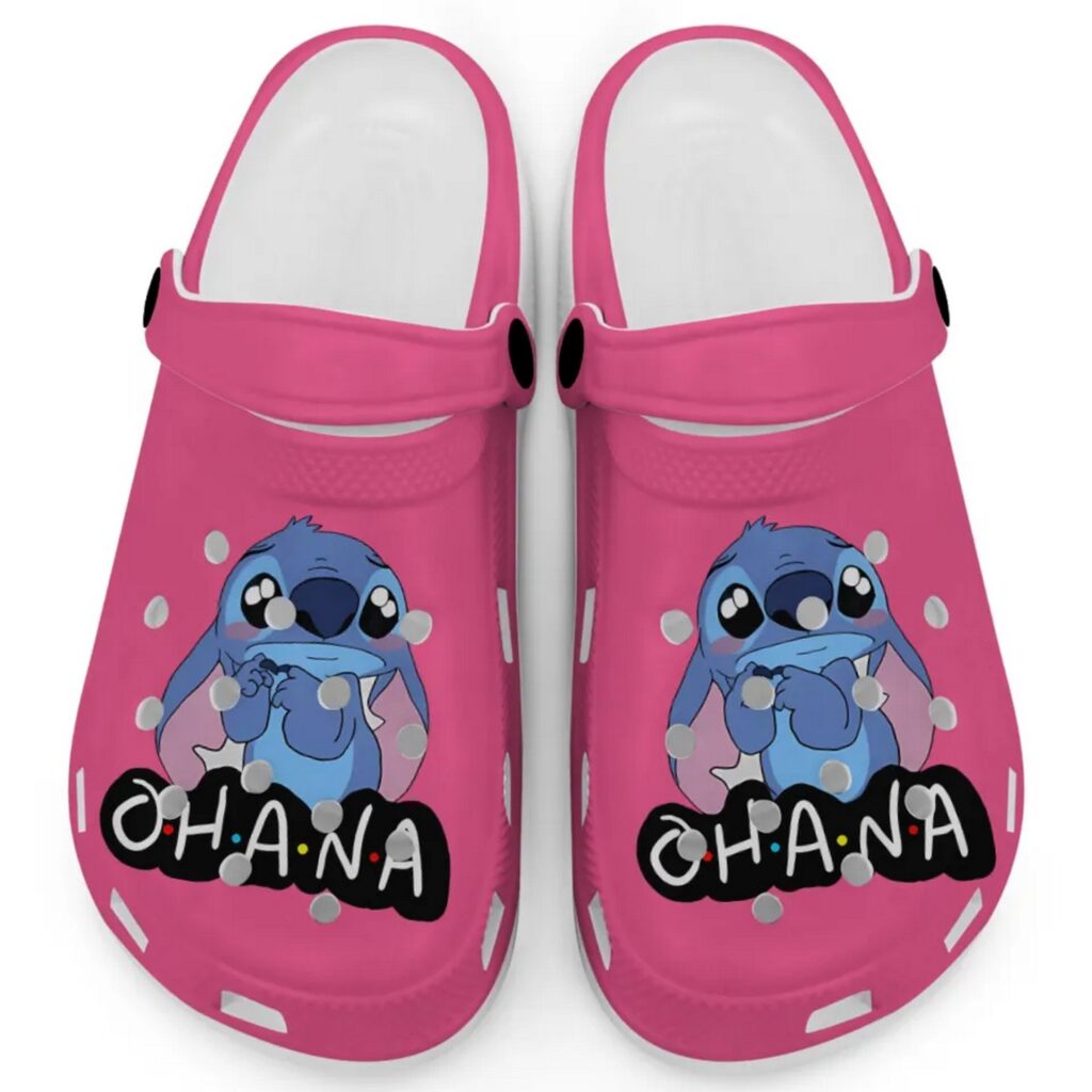 Cute Ohana Stitch Heliconia Clogs For Kids And Adults Cute Ohana Stitch Heliconia Clogs For Kids And Adults
