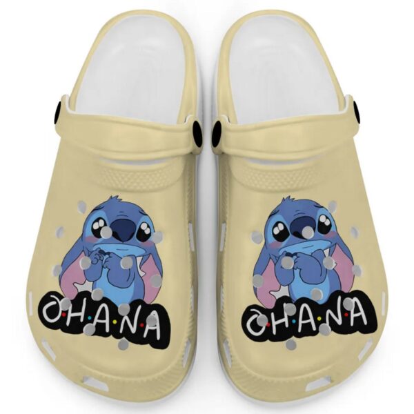 Cute Ohana Stitch Butter Clogs For Kids And Adults
