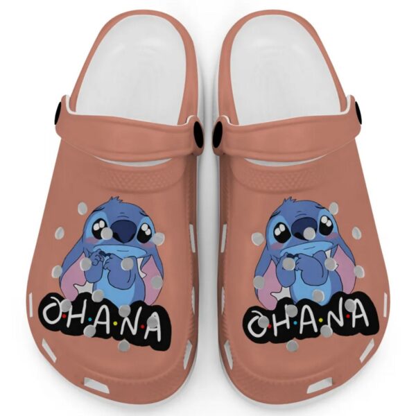 Cute Ohana Stitch True Terracotta Clogs For Kids And Adults