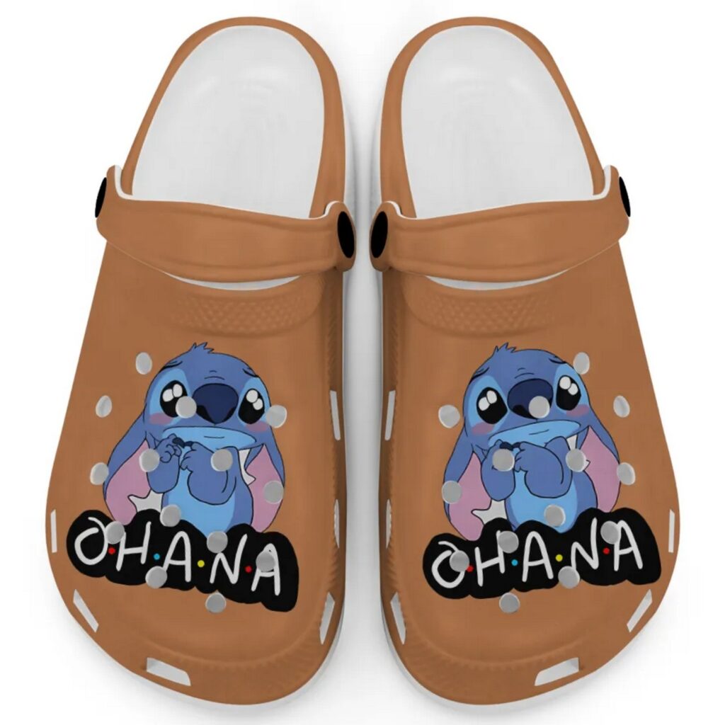 Cute Ohana Stitch Yam Clogs For Kids And Adults Cute Ohana Stitch Yam Clogs For Kids And Adults
