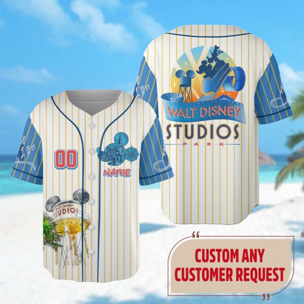Custom Parc Walt Studios Baseball Jersey – Mickey Mouse Team Shirt