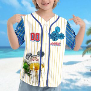 Custom Parc Walt Studios Baseball Jersey – Mickey Mouse Team Shirt