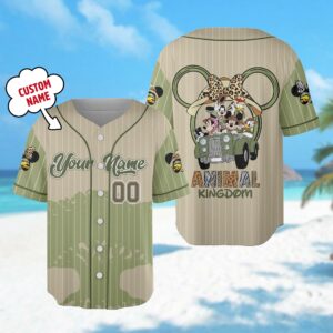 Disney Mickey and Friends Baseball Jersey Team Animal Kingdom Basketball Cartoon Baseball Outfit Magic Kingdom Group Shirt