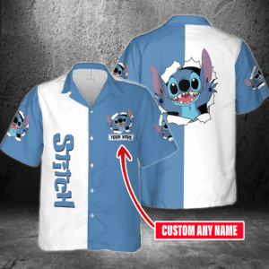 Stitch Personalized Hawaiian 3D Shirt Gift for Men Women