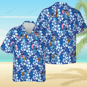 Stitch Hawaiian 3D Shirt Gift for Men Women