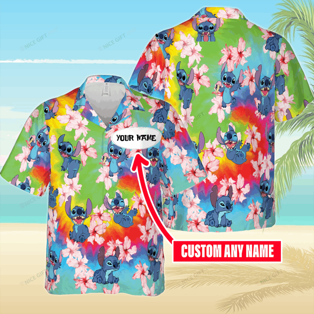Stitch Personalized Hawaiian 3D Shirt Gift for Men Women Stitch Personalized Hawaiian 3D Shirt Gift for Men Women