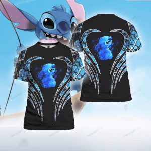 Stitch 3D T-Shirt: Engaging All-Over Print Shirt for Men and Women - Get Yours Now!