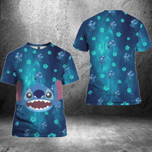 Stitch 3D T-shirt: Engaging All Over Print Shirt for Men & Women