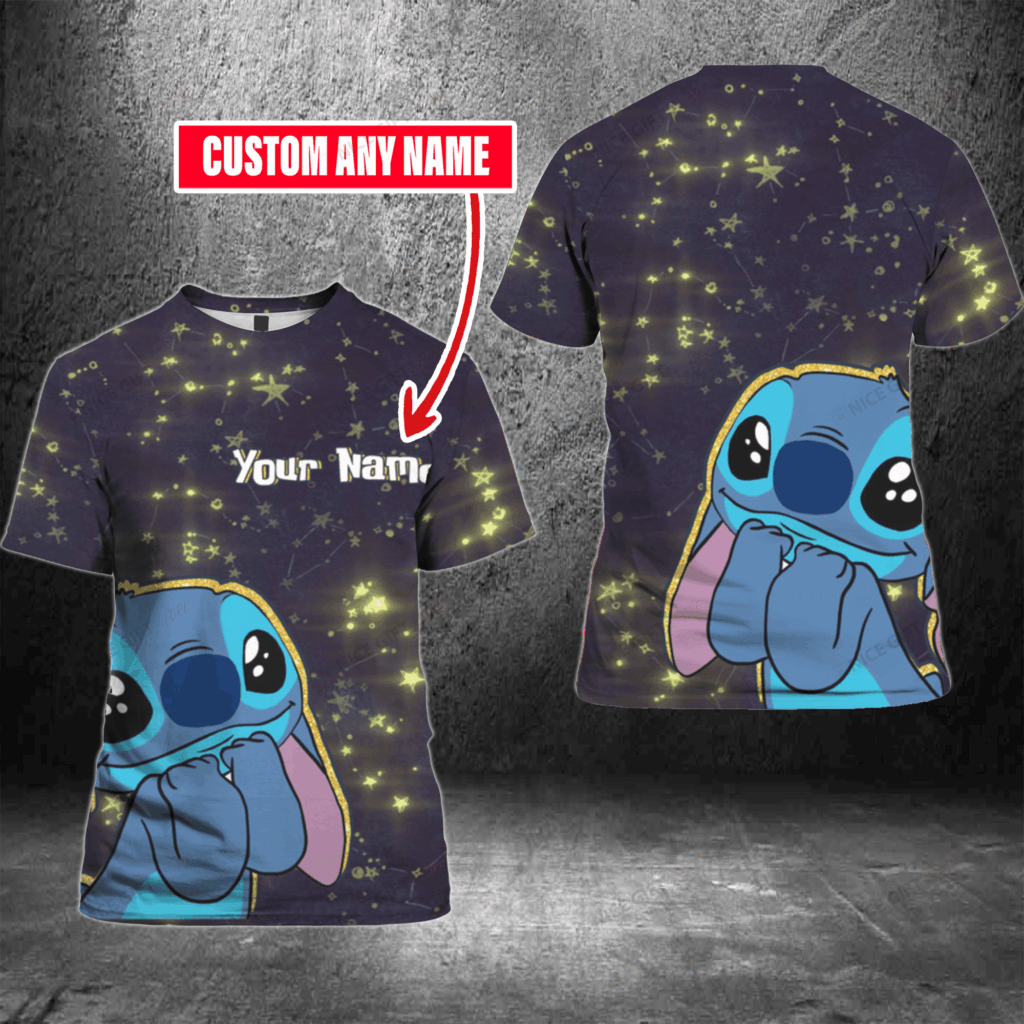 Custom 3D T-shirt for Men and Women: Personalized Stitch All Over Print Shirt Custom 3D T-shirt for Men and Women: Personalized Stitch All Over Print Shirt