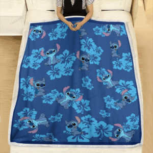 Stitch Fleece Blanket Gift for Men Women