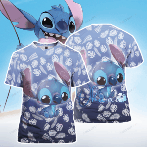 Stitch Ohana 3D T-Shirt: All-Over Print Shirt for Men and Women - Vibrant and Unique Design!