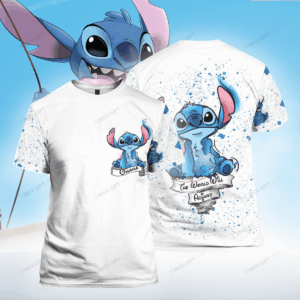 Stitch Ohana 3D T-shirt: Engaging All Over Print Shirt for Men and Women