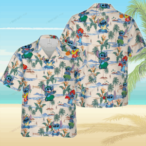 Stitch Hawaiian 3D Shirt Gift for Men Women