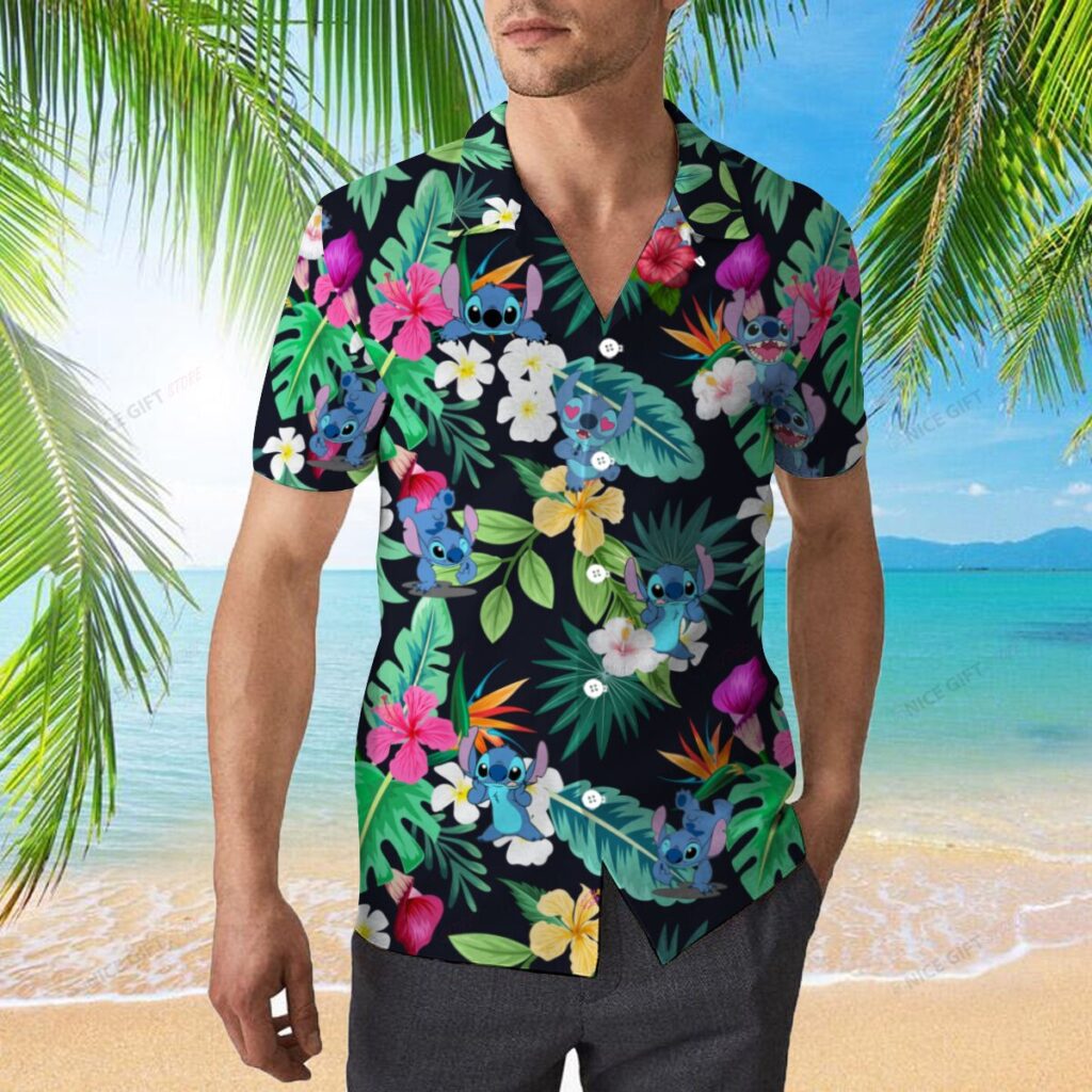 Stitch Hawaiian 3D Shirt Gift for Men Women Stitch Hawaiian 3D Shirt Gift for Men Women